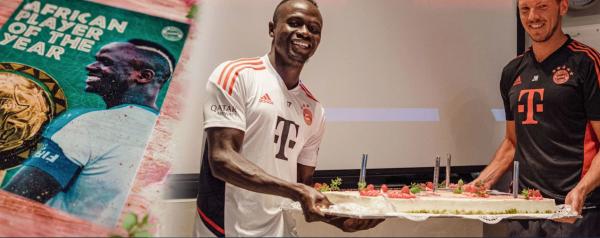شاهد.. كيف احتفل بايرن بفوز ماني بجائزة أفضل لاعب في أفريقيا
