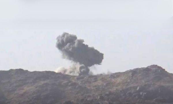 مصرع قيادي حوثي وتدمير آليات بغارة لطيران التحالف العربي بمحافظة البيضاء