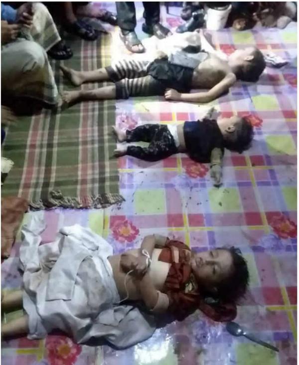 وفاة ثلاثة أطفال جراء انهيار سقف منزلهم في ذمار