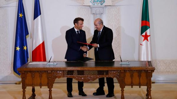 فرنسا والجزائر توقعان إعلان «شراكة متجددة»