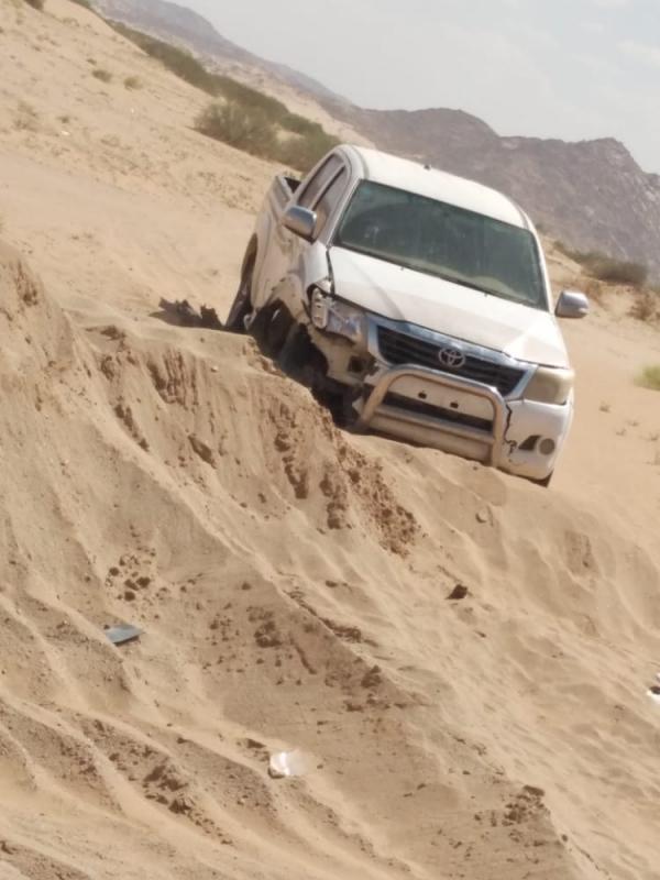 انفجار لغم حوثي بسيارة مواطن