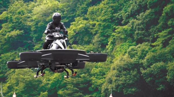 أول ظهور للدراجة الطائرة في الولايات المتحدة