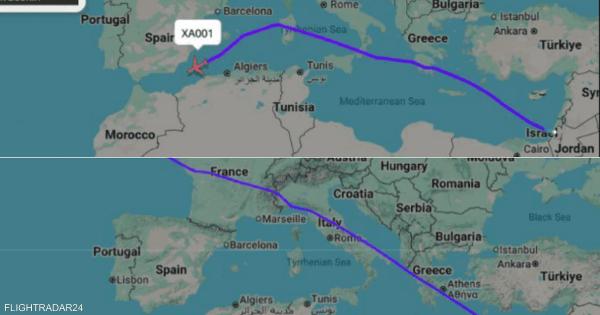 سلك طريقا مختلفا.. صورة تكشف مسار رحلة نتنياهو إلى أميركا