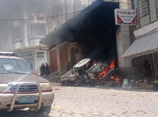   قتيل وثلاث جرحى في اشتباكات بين عصابة غزوان المخلافي وبائعي قات