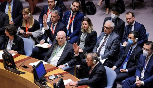 روسيا تستخدم حق النقض ضد قرار للأمم المتحدة يدين ضم روسيا للأراضى الأوكرانية