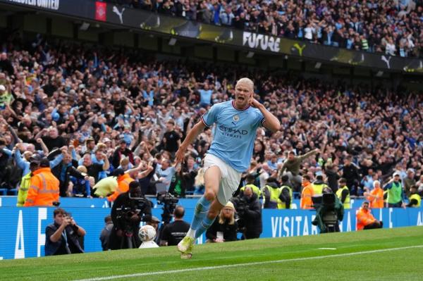 هالاند يحطم أرقام الأساطير القياسية