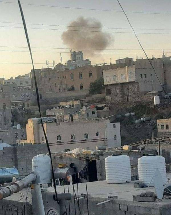 انفجار مخزن سلاح للحوثي في صنعاء وتضرر عدة منازل