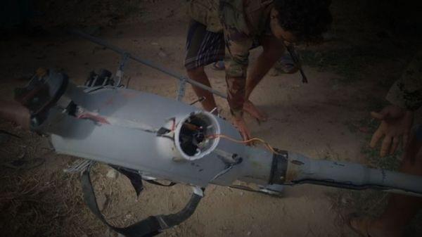 القوات الحكومية تسقط مسيرة حوثية شرق تعز