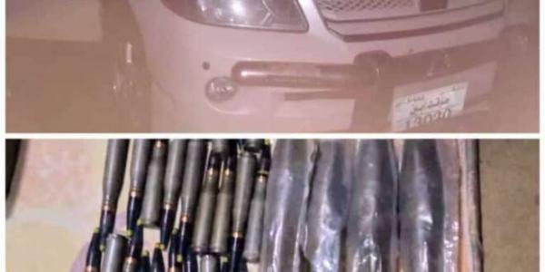 ضبط قذائف وقنابل وذخائر داخل حافلة ركاب في عدن