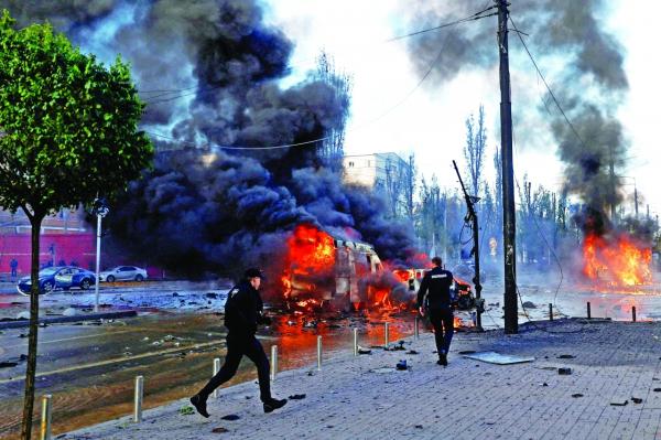 سماء أوكرانيا تمطر صواريخ روسية