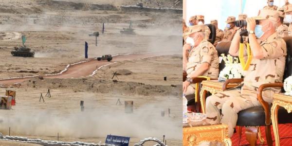 "ردع".. مناورة عسكرية ضخمة للجيش المصري