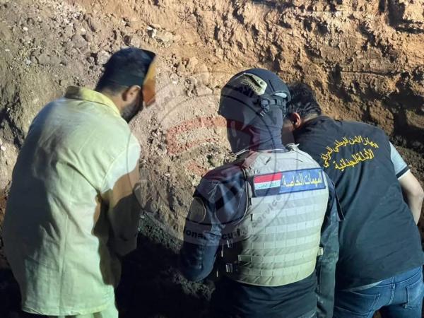 الأمن العراقي يعثر في الفلوجة على مقبرة تضم رفات عناصر أجهزة أمنية