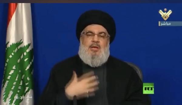 نصر الله يهدد لبنان بالحرب الأهلية ويلمح بسحق المتظاهرين ويرفض استقالة الحكومة..!؟