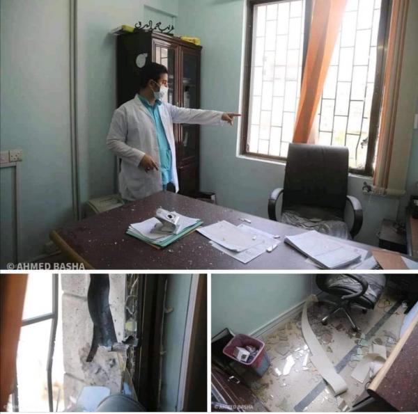 قصف حوثي متواصل على تعز..  وإدانة حقوقية لجريمة استهداف مركز الأورام السرطانية