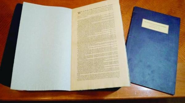 نسخة من الدستور الأميركي في مزاد بـ 30 مليون دولار