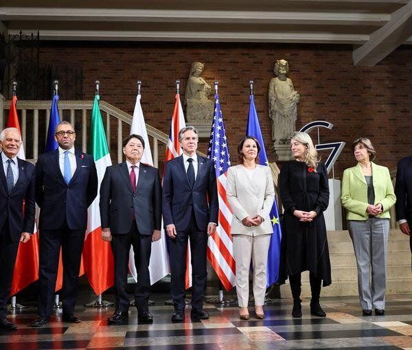 وزراء خارجية مجموعة السبع يدينون القمع الوحشي للانتفاضة الشعبية في إيران