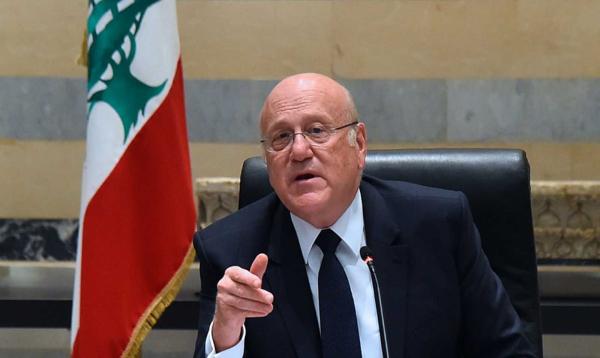 ميقاتي يطالب بوقف "العدوان" الإسرائيلي على غزة ولبنان