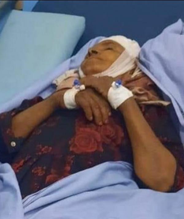 متحوث يلقي بامرأة مسنة من سطح منزلها في ريمة