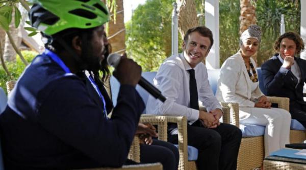 ماكرون يريد «الضغط» على أميركا والصين لتدفعا حصتهما في تغير المناخ