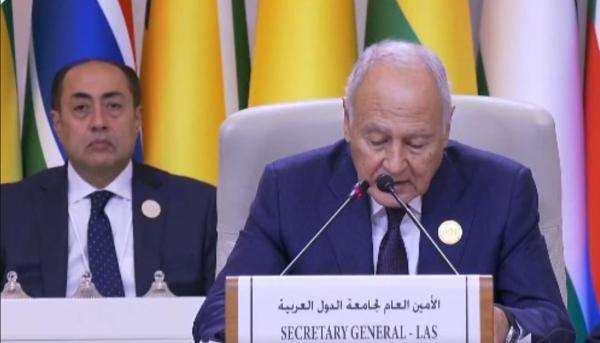 أبو الغيط : العالم بأسره شاهد على المذابح بحق سكان قطاع غزة
