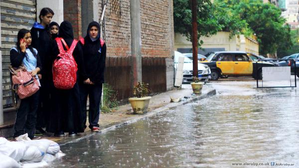 مصر.. جريمة قتل غامضة تكشف تفاصيلها مياه الأمطار