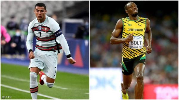 بولت يرفع "الراية البيضاء" أمام رونالدو