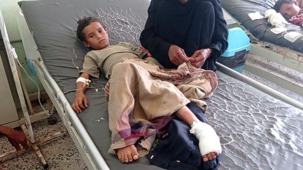 جرائم الحوثي تطال حياة الأطفال في حيس 