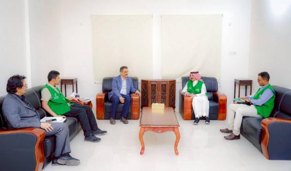لملس يناقش مع وفد تنمية وإعمار اليمن "السعودي" سير العمل في تنفيذ المشاريع بالمحافظة