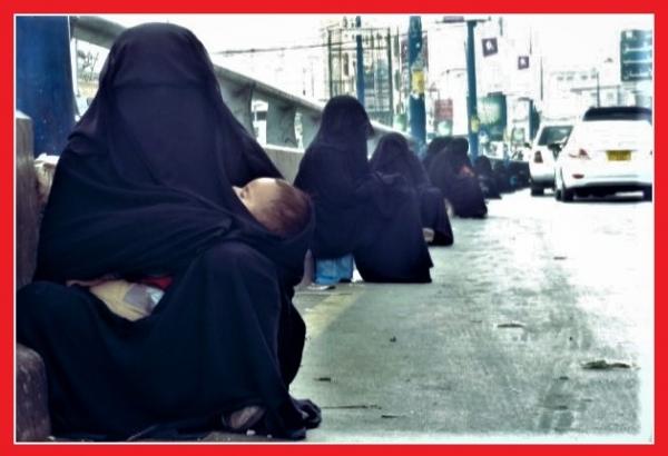 مئات الآلاف من النساء اليمنيات أصبحن متسولات في زمن مليشيات الحوثي