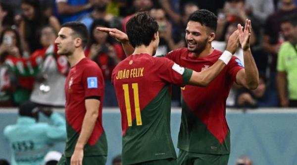 البرتغال تعبر سويسرا بمهرجان أهداف