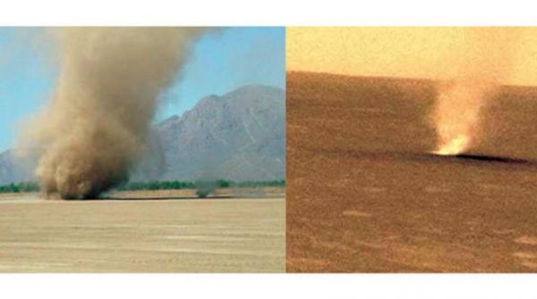 «شياطين الغبار» تعصف بالأرض والمريخ