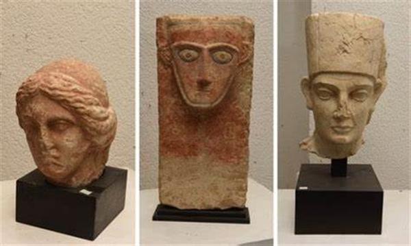 ضبط 75 اثرية يمنية مسروقة اثناء محاولة تهريبها إلى الولايات المتحدة.