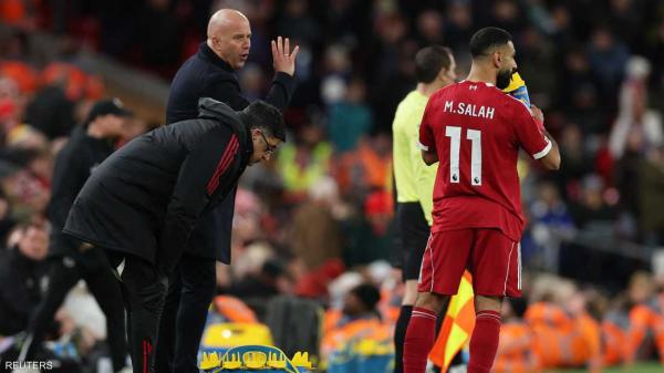 سلوت يطمئن جماهير ليفربول بعد إشراك صلاح في الفوز على برايتون