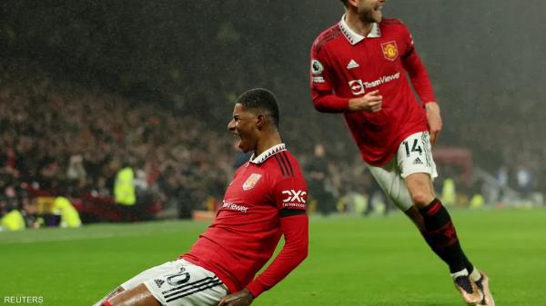 راشفورد يهز الشباك مجددا ويونايتد يفوز بثلاثية على نوتنغهام