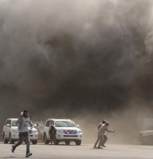 بنك دم مشفى الجمهورية يستغيث لإنقاذ جرحى الهجوم الإرهابي على مطار عدن