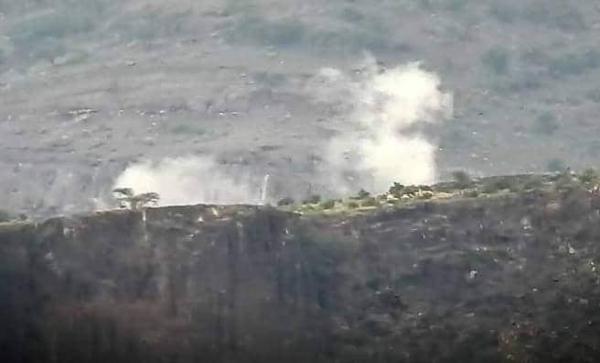 احباط هجوما شنته مليشيا الحوثي الإرهابية في جبهة الحشاء بالضالع