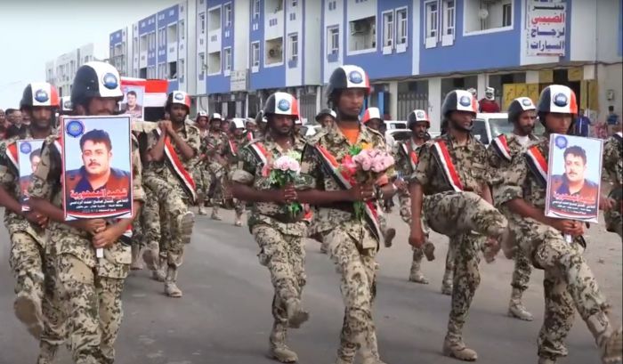 المقاومة الوطنية تودع شهيد الجمهورية الإعلامي كمال الردمي