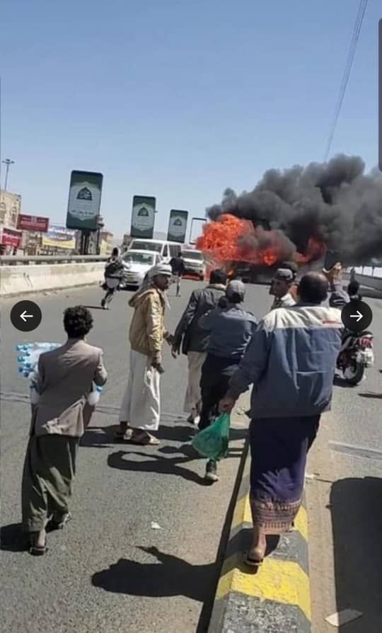 حريق يلتهم سيارات المواطنين بصنعاء وسط غياب للإطفاء