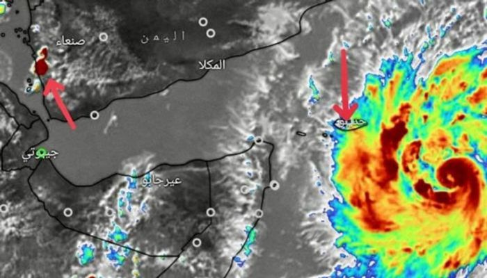 تحذيرات دولية من تاثيرات محتملة لإعصار تيج على سواحل المهرة وسقطرى