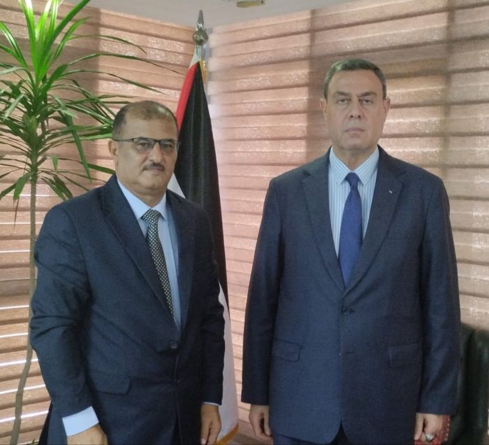 السفير الفلسطيني والخالد يتمسكان بالأمل في نصره قويه بصمود شعب فلسطين وتكاتف كل العرب