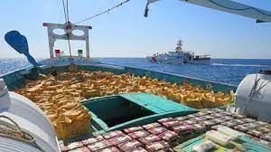 بحوزتهم 4 أطنان لصالح الحوثيين .. ضبط مهربين إيرانيين للمخدرات في سواحل المهرة