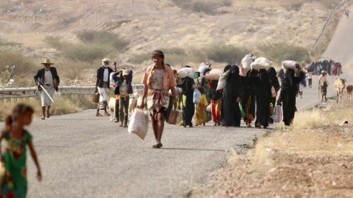 جرائم الحوثي في التهحير القسري المسكوت عنها من قِبل المجتمع الدولي