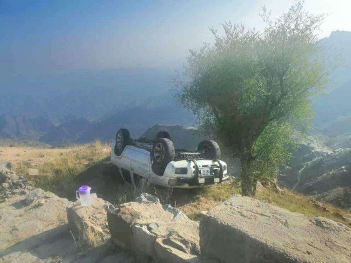 نجاة مواطن بأعجوبة من هذا الأمر في يافع  