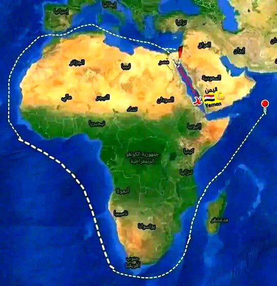 احصائية جديدة تكذب مزاعم عصابة الحوثي بخصوص حركة النقل في قناة السويس