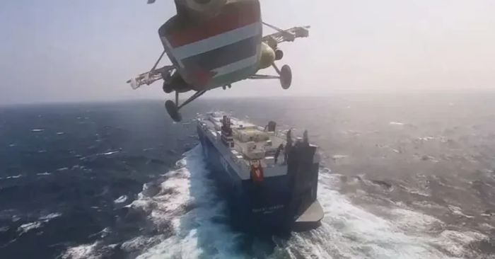 الولايات المتحدة  :  إيران متورطة بشكل كبير في التخطيط لهجمات الحوثيين في البحر الأحمر