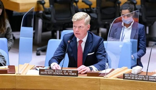من طهران .. المبعوث الأممي يدعو عصابة الحوثي إلى خفض التصعيد واستئناف المفاوضات 