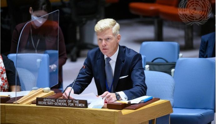 غروندبرغ لمجلس الأمن: التصعيد في البحر الأحمر وراء تباطؤ وتيرة جهود السلام في اليمن