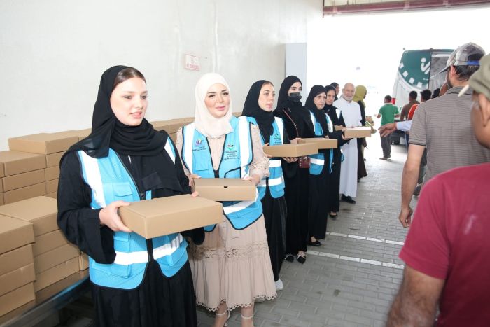 شكرا لعطائك ومؤسسة إس يوزعان 500 وجبة في دبي