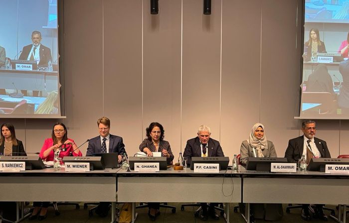 البرلمان العربي يدعو للتفرقة بين الأمن والسلم المجتمعي.. ومعالجة الإشكاليات التى تعترض الحوار بين الأديان