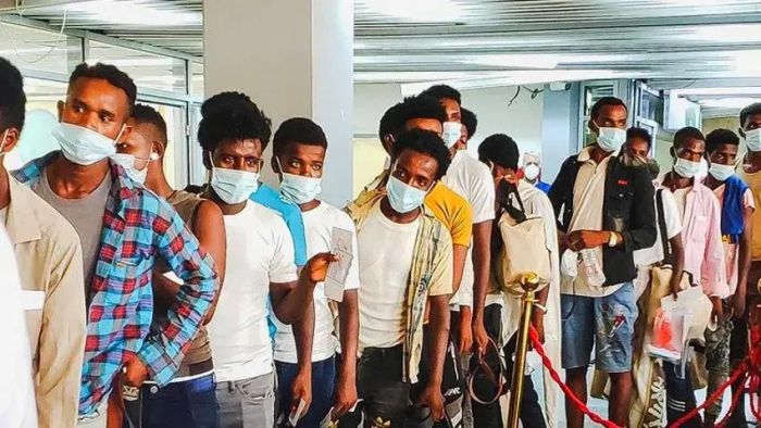 عودة أكثر من 8 آلاف مهاجر إثيوبي من اليمن إلى جيبوتي في إطار الهجرة الدولية